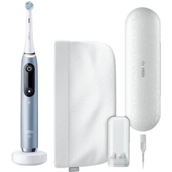 Oral-B elektriskā zobu birste iO9 Aqua Marine, magnētiskā piedziņa, 7 režīmi, 2 min taimeris, spiediena sensors, ceļojumu futrālis (iO9 Aqua Marine)
