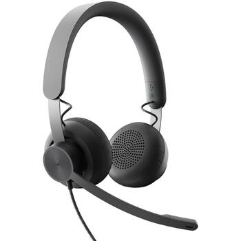 Logitech наушники 981-000875 40 мм, 1.9 м, 32 Ω, 2 микрофона, шумоподавление, USB Type-C, Binaural, UC (981-000875)
