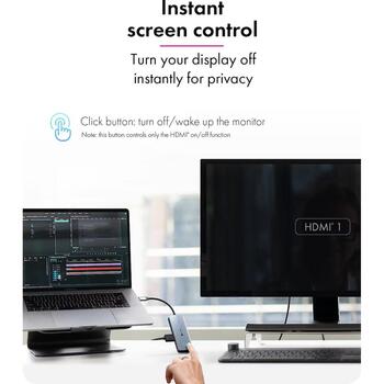 Raidsonic Spade Dock 4081 (Off-Screen Button) | IB-DK4081-SO (IB-DK4081-SO)