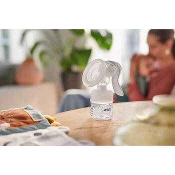 Philips Avent Lotus ручной молокоотсос SCF430/16, 118мл, 266мл, силикон, без BPA, комплект (SCF430/16)