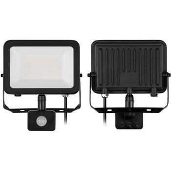 G-TECH прожектор VILMAR GT-VILM50W-PIR-40, LED, 50W, 5000lm, 4000K, 220-240V, IP65, датчик движения, черный (GT-VILM50W-PIR-40)