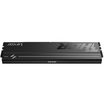 Lexar atmiņa THOR2.0 LD5U16G60C400V-RGD, DDR5, 32GB, 2x16GB, 6000MHz, CL40, melna, alumīnija radiators, Intel XMP 3.0, AMD EXPO (LD5U16G60C400V-RGD)