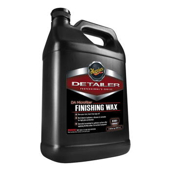 Meguiar's D30101 DA Микрофибровый финишный воск, богатый смесью карнаубы, силикона и полимеров, супер глянец 3,78 л (D30101)
