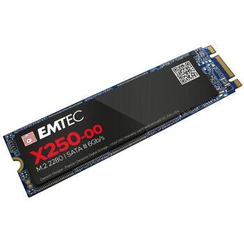 Emtec SSD M2 SATA 512GB Power Plus ECSSD512GX250, 512GB, до 520 MB/s, до 500 MB/s, SATA III 6 Gb/s, M2 2280 (ECSSD512GX250)