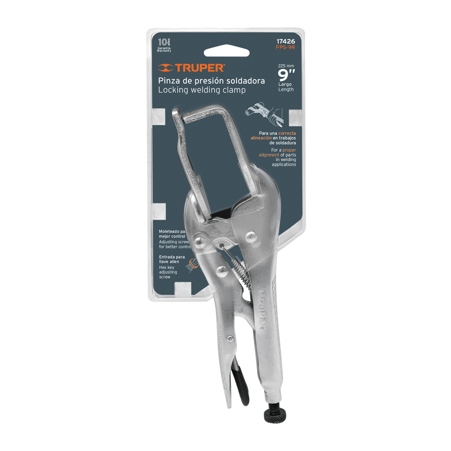Сварочные блоки U-CLAMP. плоскогубцы 200мм 17426 (PPS-9R)
