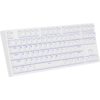Genesis Thor 404 TKL NKG-2070 mehāniskā spēļu klaviatūra, vadu, USB, US, Gateron Yellow Pro, RGB, balta (NKG-2070)