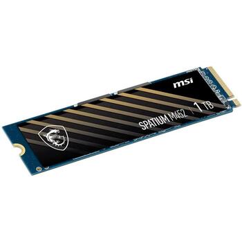 MSI SPATIUM M452 S78-440L970-P83, 1000ГБ, M.2 2280, PCIe 4.0 x4, NVMe 1.4, 3600/3100 МБ/с, 300 TBW, 3D NAND, Phison E29T (S78-440L970-P83)
