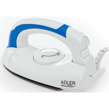 Adler Ceļojumu gludeklis AD 5015, 800 W, ar vadu, Teflona virsma, saliekams rokturis, temperatūras regulēšana (AD 5015)