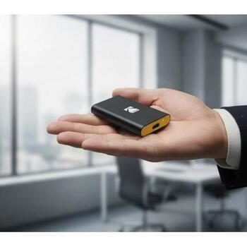 Kodak Портативный SSD X210 S EKSSD2TX210SK, 2TB, 2000MB/s, 1700MB/s, USB-C 3.2 Gen2x2, ударопрочный (EKSSD2TX210SK)