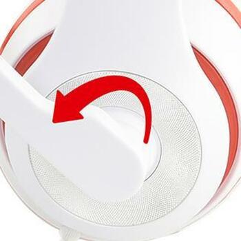 Gembird наушники MHS-03-WTRD 20-20000 Гц, 1.8 м, 32 Ω, 105 дБ, 58 дБ, поворотный микрофон, встроенное управление (MHS-03-WTRD)