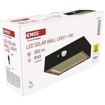Emos LED светильник BRIXO ZG162S, 350 lm, 3,7 V, IP65, нейтральный белый, PIR датчик, 2 источника света (ZG162S)