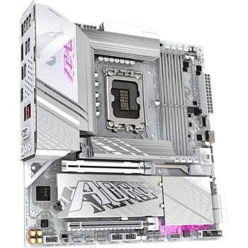 Gigabyte Mātesplate Z890M A ELITE WF7 ICE, LGA1851, DDR5, 4 x SATA, M.2, 2.5GbE LAN, Wi-Fi 7, Bluetooth 5.4 (Z890M A ELITE WF7 ICE)