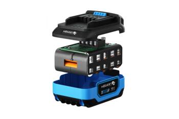 Hogert HT2E241-A60 akumulators, 18V, 6.0Ah, Li-Ion, 0.96kg, aizsardzība pret pārkaršanu, pārlādēšanu, īssavienojumu (HT2E241-A60)