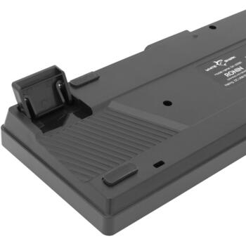 White Shark Klaviatūra RONIN-B-US, 68 taustiņi, Membrāna, USB 2.0, 1.5 m, Melna, LED apgaismojums, Programmējami taustiņi (RONIN-B-US)