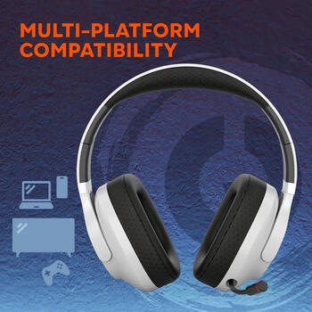 Bezvadu/vadu spēļu austiņas ar 2.4 GHz un Bluetooth savienojumu EGO GH-16 3in1 Melns CND-SGHS16B CANYON (CND-SGHS16B)