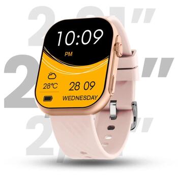 Manta Умные часы SWU401BK, 230mAh, IP67, Bluetooth, 2.01'', 240x296px, магнитная + беспроводная зарядка, гироскоп, акселерометр (SWU401BK)