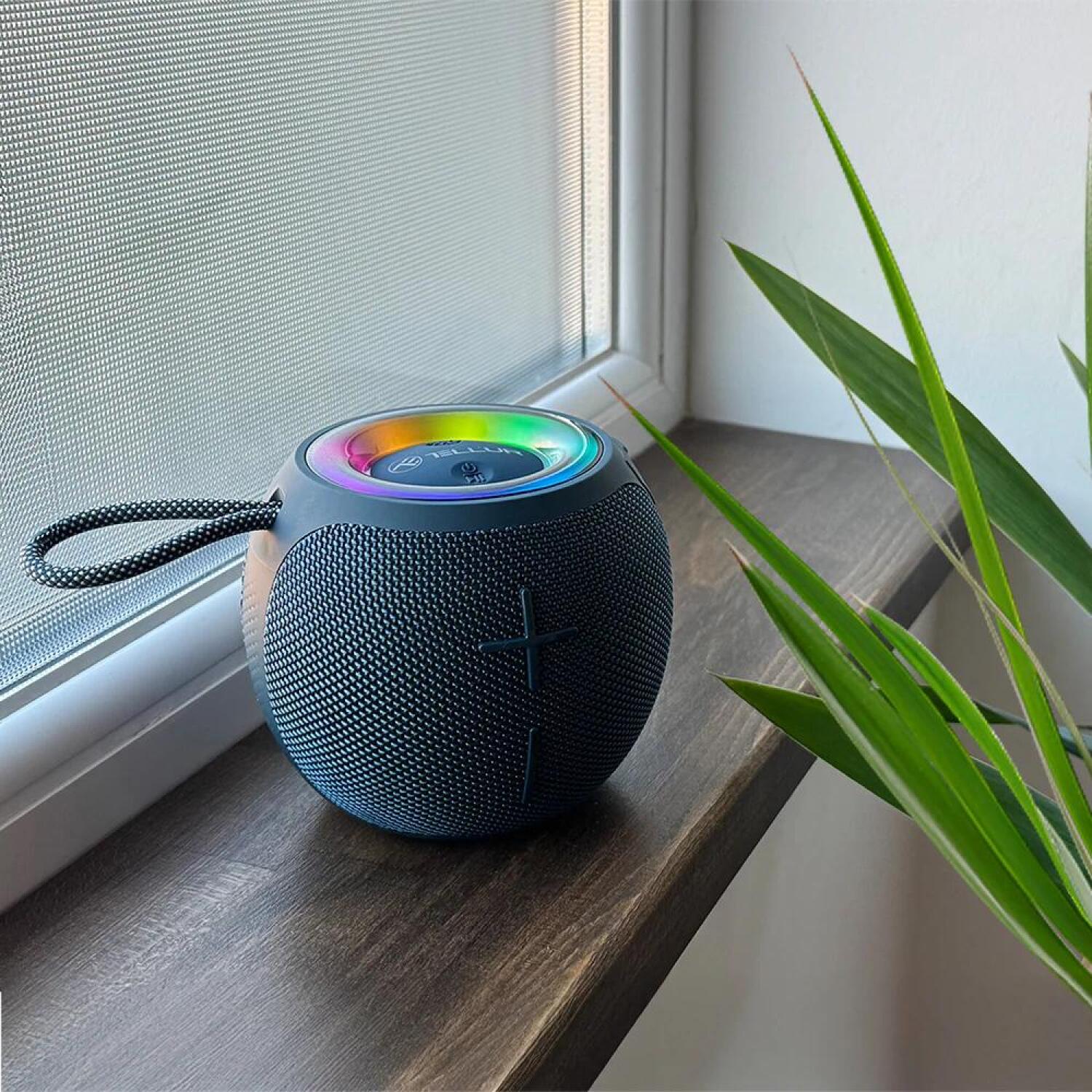 Tellur Bluetooth колонка TLL161271, 12W, синяя, IPX5, TWS, 2000mAh, 7h, USB-C, 100-20kHz (TLL161271)