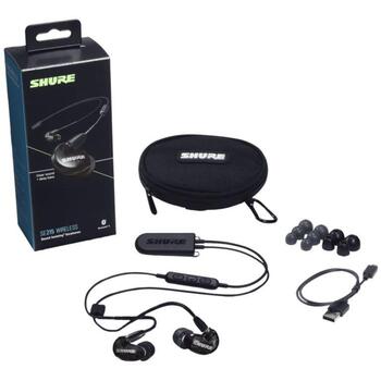 Shure SE215 наушники SE215-K-EFS, 20 Ом, стерео, 3.5 мм разъем, 22-17500 Гц, 3 мягких насадки (SE215-K-EFS)