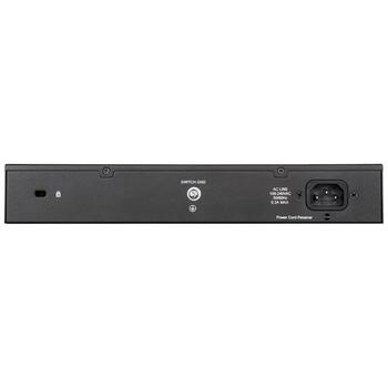 D-Link коммутатор DGS-1100-16V2/E, 16x 10/100/1000 Mbps, 32 Gbps, 23.81 Mpps, L2, управляемый, настольный, монтажный комплект (DGS-1100-16V2/E)
