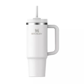 Stanley® Термокружка с трубочкой The Quencher H2.O FlowState Tumbler 2810824803, 1.18L, белый, 90% переработанная сталь (2810824803)
