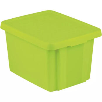 Ящик с крышкой Essentials 26л 34x44x27cм зеленая 0800755598 Curver (0800755598)