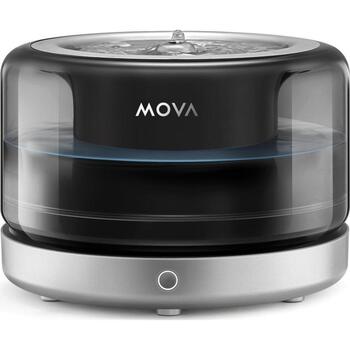 Mova mājdzīvnieku dzeramā strūklaka WF20 Pro PWB10A, 3 L, 304 nerūsējošais tērauds, melna, daudzslāņu filtrācija, bezvadu sūknis (PWB10A)