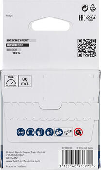 Slīpēšanas disks 76 x 4 x 10 mm, 2 gab, Mazām leņķa slīpmašīnām PRO STAINLESS STEEL AND METAL SLĪPRIPA, 2608601705, BOSCH (2608601705)