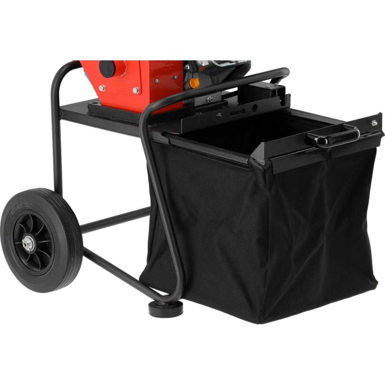 Yato benzīna smalcinātājs YT-86150, 196 cm³, 4.1 kW, 3600 min⁻¹, 50 mm, 64 l, 3.6 l, 0.6 l, 10