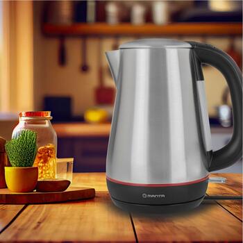 Manta Чайник KTL9410, 2200W, 1.7L, контроллер STRIX, защита от перегрева, скрытый нагревательный элемент, 360° поворот (KTL9410)