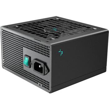 Deepcool Barošanas bloks PN650M R-PN650M-FC0B-JGEU, 650 W, 80 PLUS Gold, 120 mm ventilators, modulāra kabeļu pārvaldība (R-PN650M-FC0B-JGEU)