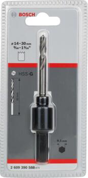 Seškanta adapters ar urbi 8mm, 14-30mm kroņiem, Urbjmašīnām/skrūvgriežiem, triecienurbjmašīnām/triecienskrūvgriežiem SEŠSTŪRA ADAPTERS, 2609390588, BOSCH (2609390588)