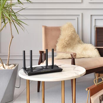 TP-Link Archer AX1800 беспроводной маршрутизатор Wi-Fi 6 до 1800 Mbps Mesh 4× антенны 1× WAN 4× LAN Gigabit Чёрный (ARCHERAX1800)