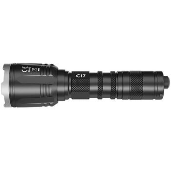 Nitecore Rokas lukturis CI7, 2500 lm, 4 lampas, 130 h akumulatora darbības laiks, 279 m gaismas attālums, melns (CI7)