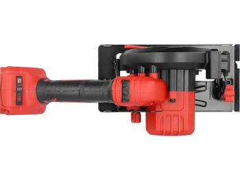 Yato циркулярная пила YT-828118, 18V, 140мм, 6150 мин⁻¹, 51мм, 32мм, 24 зуба, 1.1мм, 20мм, 0-45 ˚, бесщеточная, Li-Ion, IPX0 (YT-828118)