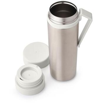 Brabantia Make & Take термокружка 228667, 0,5л, нержавеющая сталь, горячее 6ч, холодное 12ч, 100% герметичная (228667)