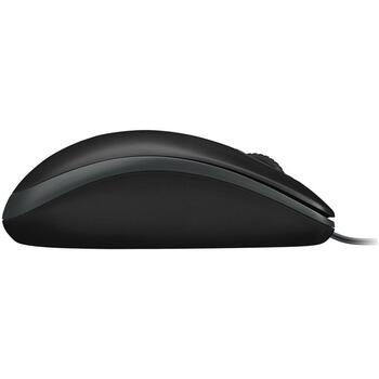 Logitech Клавиатура MK120 920-002561 USB, 1.5 м кабель, QWERTY, черный, полноразмерная, водоотталкивающая, мышь в комплекте (920-002561)
