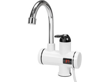 Fala Ūdens sildītāja krāns KATLA 1 75921, 3000 W, 230 V, 50 Hz, IPX4, 1.2 m, 0.1-0.6 MPa, 150 mm, LCD, G1/2, 360° (75921)