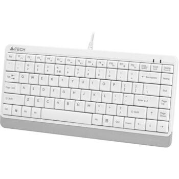 A4Tech Клавиатура FStyler FK11 A4TKLA47119, 1.5m, USB, мембранная, белая, 12 мультимедийных клавиш (A4TKLA47119)