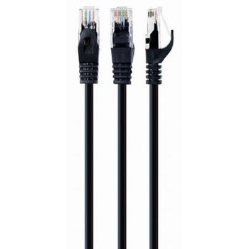 Gembird патч-кабель PP6U-0.25M/BK, 0.25м, черный, CAT 5e, U-UTP, 0.02кг (PP6U-0.25M/BK)