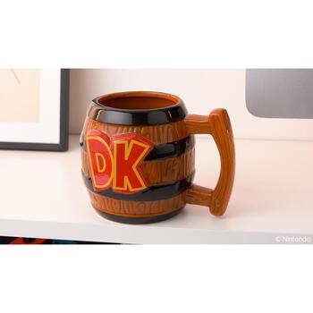 Paladone кружка в форме Donkey Kong PP4008NN, 16 × 10 × 12 см, 410 г, коричневая, логотип Donkey Kong (PP4008NN)