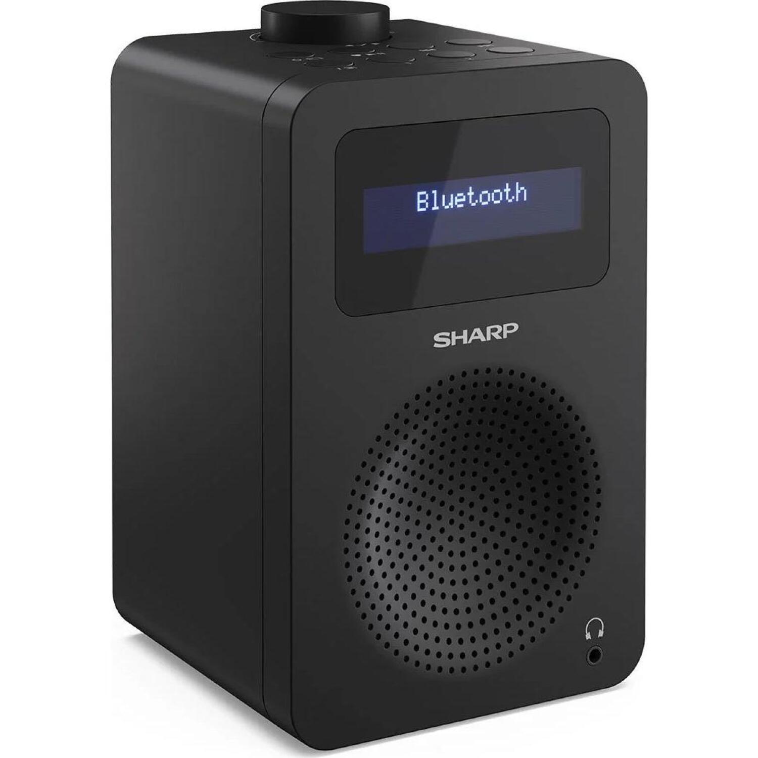 Sharp DAB+ радио DR-430(BK), 5W, Bluetooth, ЖК дисплей, черный цвет (DR-430(BK))