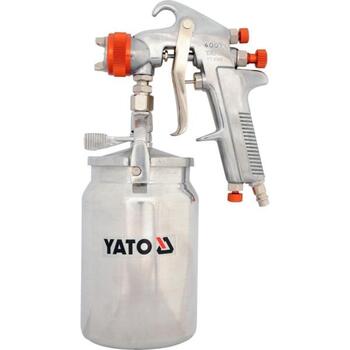Yato pneimatiskā krāsošanas pistole YT-2346, HVLP, 1 l, 1.8 mm, 0.4 MPa, 380 l/min, 0.16-0.24 l/min, 3/8