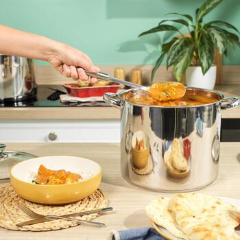 Russell Hobbs Кастрюля RH03801EU7, 11.5L, нержавеющая сталь, серебристый, с крышкой (RH03801EU7)
