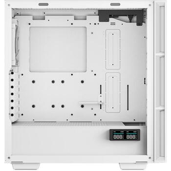 Deepcool Datora korpuss CH560 Digital R-CH560-WHAPE4D-G-1, 7.5kg, balta krās., caurspīdīga krās., 4 ventilatori, 2x3.5 collas (R-CH560-WHAPE4D-G-1)