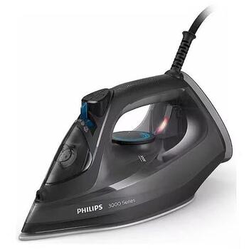 Philips tvaika gludeklis DST3041/80 3000 series, 2600W, 40g/min, 300ml, melns, 200g/min (DST3041/80)