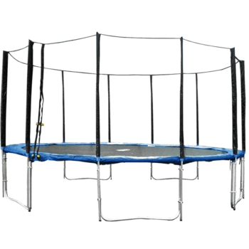 Батут с защитной сеткой 427cm 150kg чёрно-синий QJTR-014 BESK (9011386)