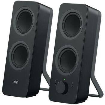 Logitech динамик 980-001295 2.0, черный, Bluetooth, беспроводной, 3.5 мм аудиокабель, разъем для наушников (980-001295)
