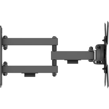 Sbox LCD-223-2, настенный кронштейн, 13'' - 43'', 20кг, 75x75 - 200x200, черный, +90° / -90°, 6.6 - 37см (LCD-223-2)