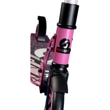 Muuwmi Six Degrees Алюминиевый самокат AU 588, 180/145mm, 82A, ABEC 7, 100kg, розовый (AU 588)