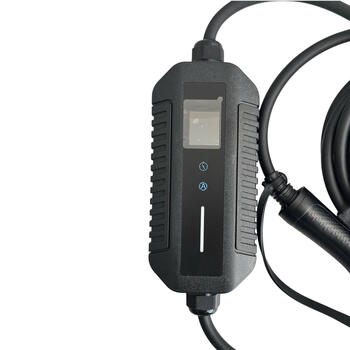 EV Charge Lādētāja Portatīvais Tipa 2 Lādētājs 5m Kabelis Regulējams 8A–16A 11 kW 3-Fāzes IP66 Melns evcharge MG11CET25 (MG11CET25)